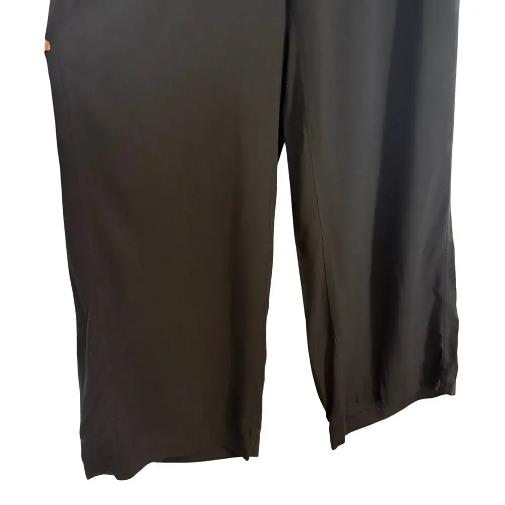 Old Navy Playa Wide Leg Comfort Waistband Black Pants Size L - Picture 3 of 10